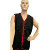 Sleeveless U-Neck Jacket/Top, Poly/Cotton, Style (107-U3) - Image 3