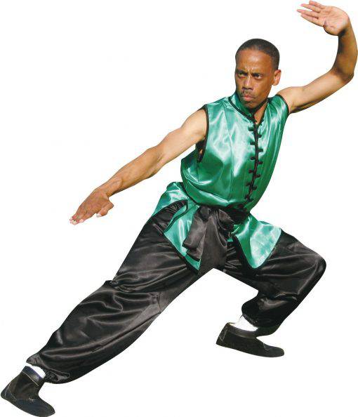 Sleeveless Uniform Jacket/Top, Satin Acetate, Style (107-A3) - Image 3