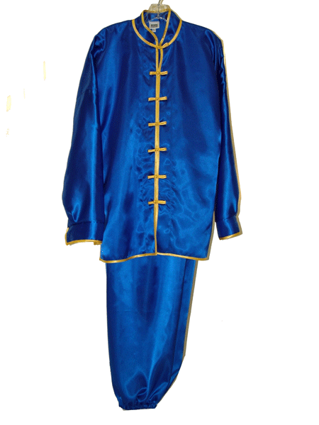 Tai Chi and Wushu Uniform Set, Satin Acetate (Style 108-A) - Image 3