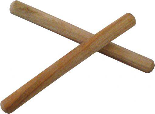 Wooden drum sticks with blunt ends 11"