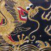 Handmade Round-gold Embroidery, Size 20-1/2 X 20-1/2(Dragon) (P-363)