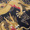 Handmade Round-gold Embroidery, Size 20-1/2 X 20-1/2(Dragon) (P-363)