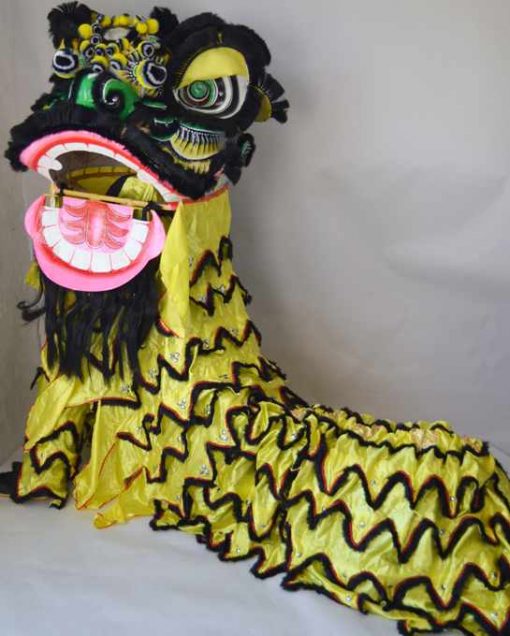 Old Hong Kong Lion Head, Black/Yellow. Full Set